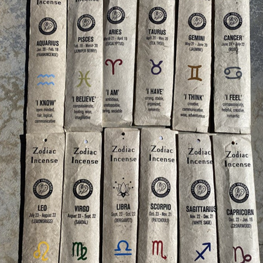 Nepalese Zodiac Handmade Incense Sticks