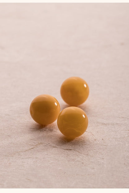 Liudao Wood Paired with Honey Wax White Crystal Bracelet 8mm