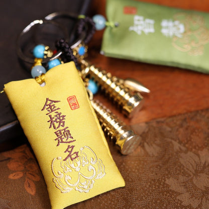 Blessing exam keychain pendant