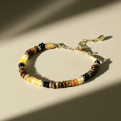 Natural Tiger Eye Agate Fortune Bracelet Necklace