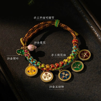 Tibetan hand-woven colorful bracelet