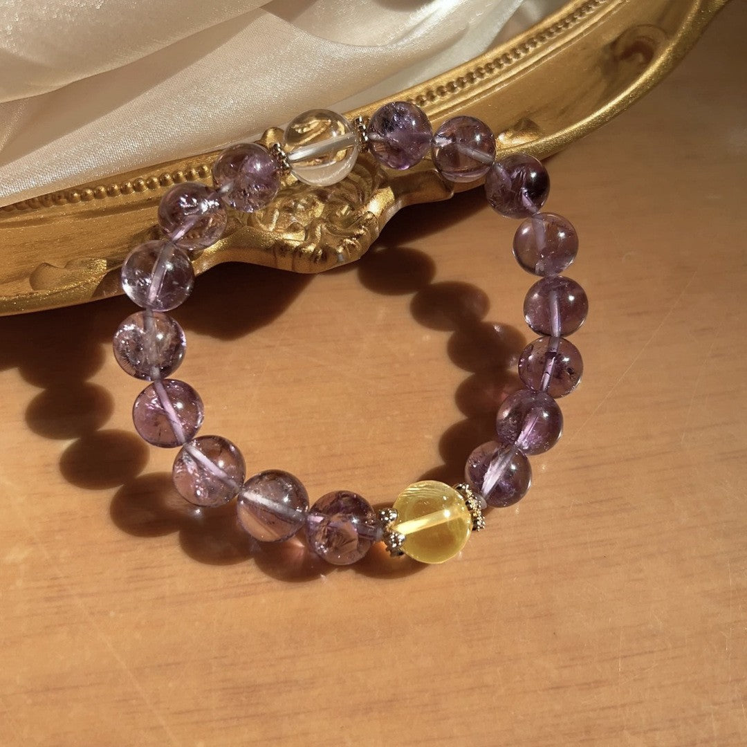 Brazilian wisdom stone amethyst