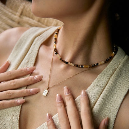 Natural Tiger Eye Agate Fortune Bracelet Necklace