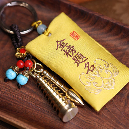 Blessing exam keychain pendant