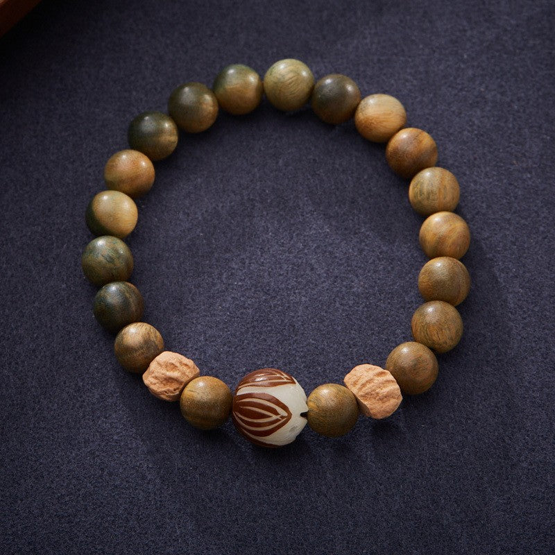 Green sandalwood bracelet design 8mm