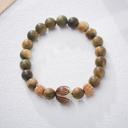 Green sandalwood bracelet design 8mm