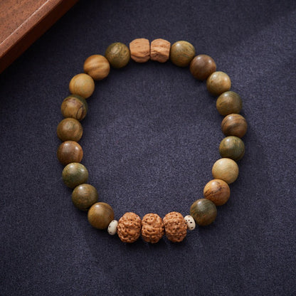 Green sandalwood Vajra Bodhi Passion Seeds Bracelet 8mm