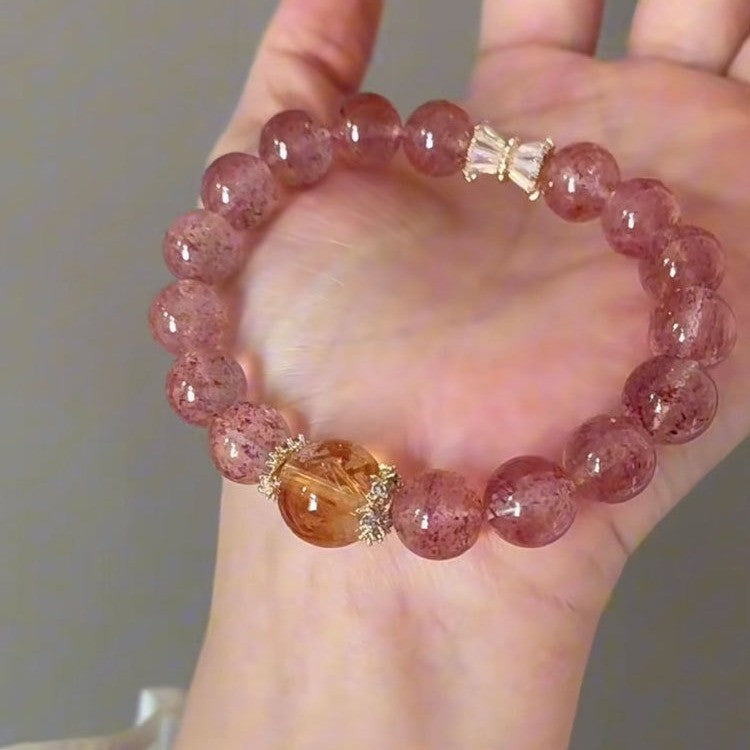 Improve love luck and popularity🍓Strawberry Quartz