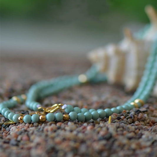 Original turquoise necklace 3mm