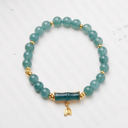 Natural Jade S925 Silver Blue Water Jade Bracelet