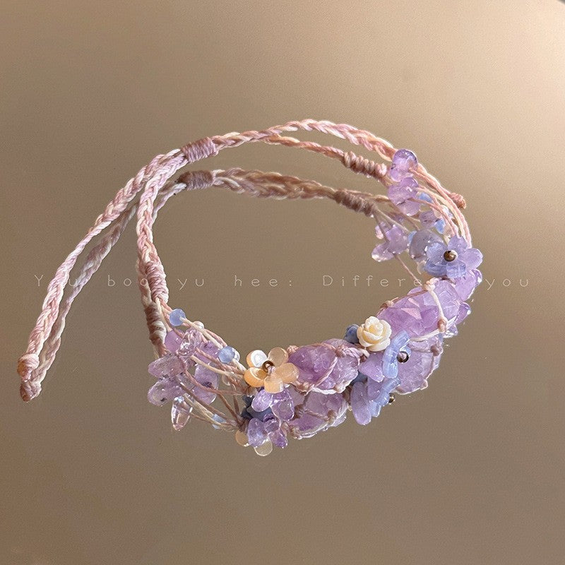 New Chinese forest style hand-woven rope bracelet