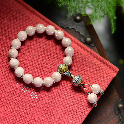 Incense Ash Glass Porcelain Bracelet