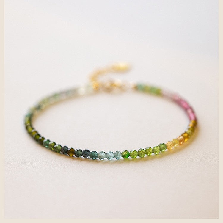 Rainbow Tourmaline Bracelet 2mm